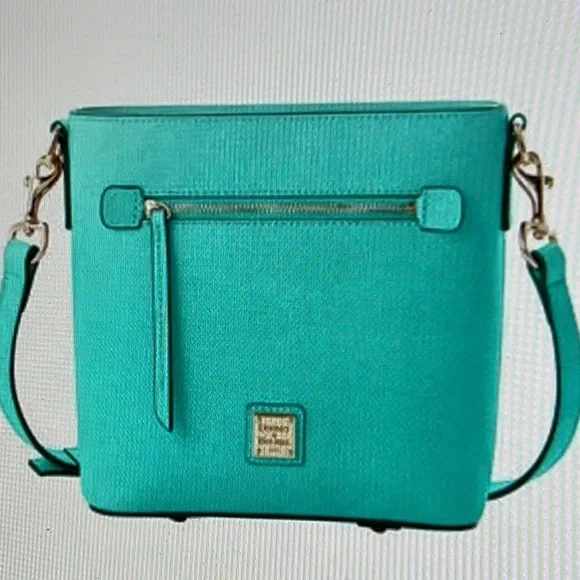 Dooney Bourke Bags Nwot Saffiano Dooney Bourke Small Zip Mint Green Cross Body Shoulder Bag Poshmark